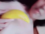 In this quarentine he has me wanting to fuck and I do it with an ornament