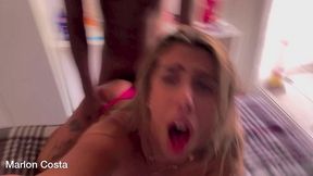 meti no pelo no cu da minha namorada e nao resisti.. gozei dentro - a safadinha do forro