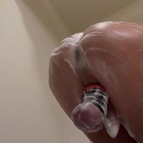 Tacking hot shower