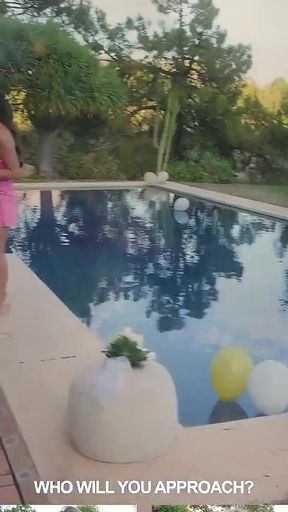 Bridesmaid Alexis Crystal and Sexy Wedding Guest Eva Generosi Blow You in Secret
