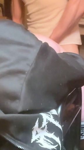 Watch as I Get Railed in Basement on Top of Freezer