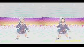 Hololive Idol’s Sensual VR MMD Dance – Immersive 3D Blowjob Fantasy