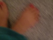 Petite Girl Just Got Home From Gym And Needs To Pee