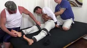 Sexy Hunk Matthew Tickled