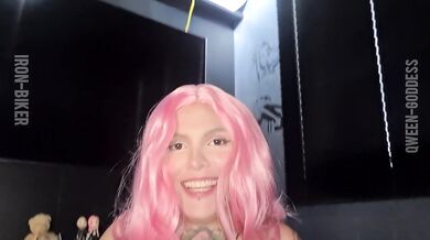 My wife rides me hard while I eat her cum