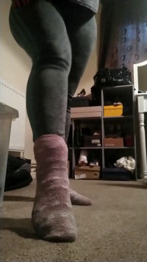 Dirty socks and tiny feet
