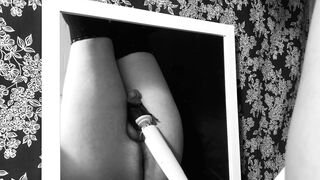 Left to Love a Total Ejaculation w/Hitachi Taped to My Spunk-pump Post Ejaculation Torment