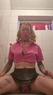 Transgender sissy slut Raychel Little dildo training