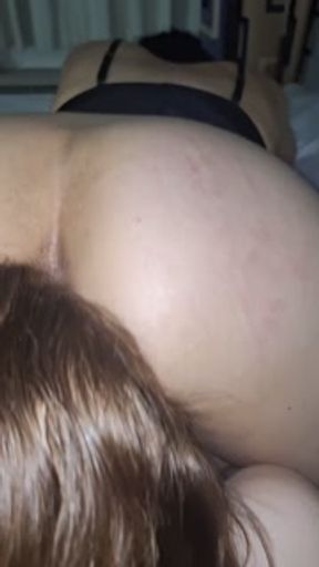 Part 5 of me licking redbone pussy and ass while I get fucked doggie style.