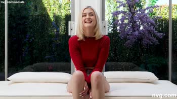 Blonde Bombshell Auditions: Fucks Her Way to Fame