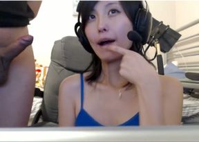 This Asian camgirl is a horny gamer girl who loves doing filthy things on cam