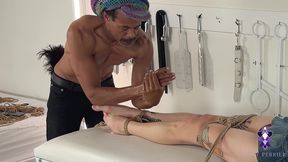 tied and tickled - an intense bondage tickle session