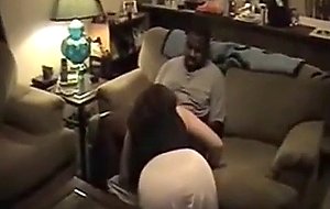 Homemade gangbang in the living room