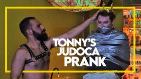 Duct Tape Trouble: Tonny’s Furry Judo Prank! (1080p) Gay Bondage - Gay Domination - Tape Bondage - Wrestling - Foot Fetish - BDSM