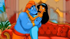 Princess Jasmine, Aladdin&#039;s Cuckolded Wife. Cartoon Parody
