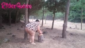 Recoping Woods Sexy Stepmom Outdoors