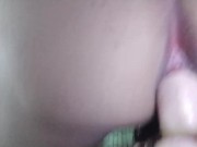 señorita fortuna cachonda trans dandose por el culo con un dildo