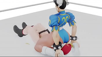 Chun-Li Facesitting Cammy White