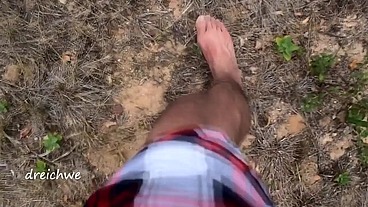 Crushing plants with my feet