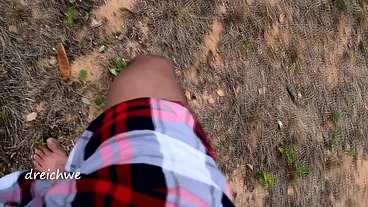 Crushing plants with my feet