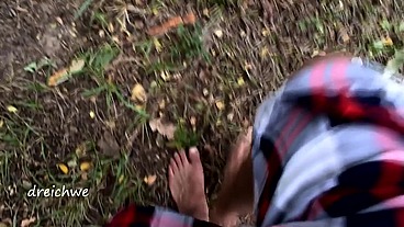 Crushing plants with my feet