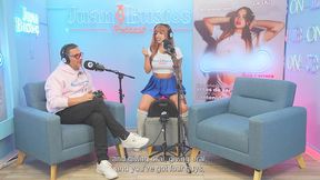 latina kaorianya multi-orgasmic cosplay model riding the fuck machine on juan bustos podcast