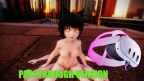 RWBY - Blake Roof Riding - VR PassThrough