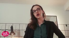 bossy trans JOI and cumshot