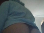 Big ass Latina top model blue coat