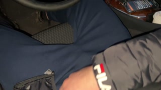 Outdoor Fun Walking And Fast Handjob In Car Big Cock Cum ! Soft Hands