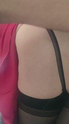 Don't Fuck my Ass! It hurts ! Mature MILF with Big Ass get Anal Creampie   Clip 1
