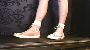 Pink All Stars Converse Sneakers