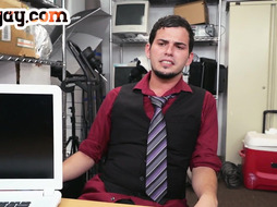 Dirty black gay fucks perverted stud in tight anal hole