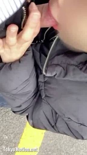 asian slurpy public bj