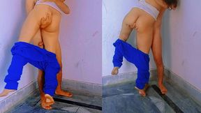 adult indian husband and wife sharing intimate and romantic moments – authentic desi home experience (18+ only)