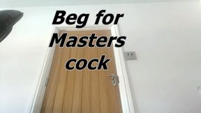 Beg to be pegged by Masters cock (MOV)