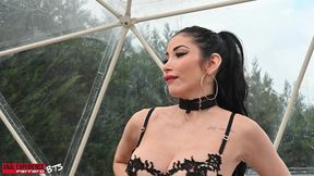 bts of the scene: the amazing clea gaultier come to italy to get her first anal experience, total anal, 0% pussy, atm, monster gape, creampie.
