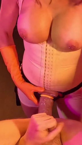 58.7 Huge Pegging with Cumshot