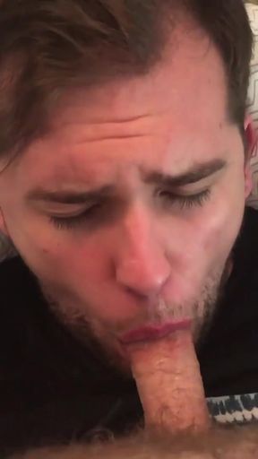 POV: Dirty Verbal Daddy feeds his Cock to a Fag   Clip 1