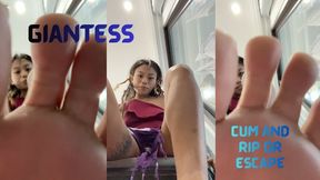 Escape or Cum and Die under my Giant Feet 1
