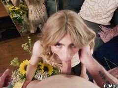 Flower Femboy Jeremy Angel Gets Plucked By Horny Boyfriend Seb Leblan