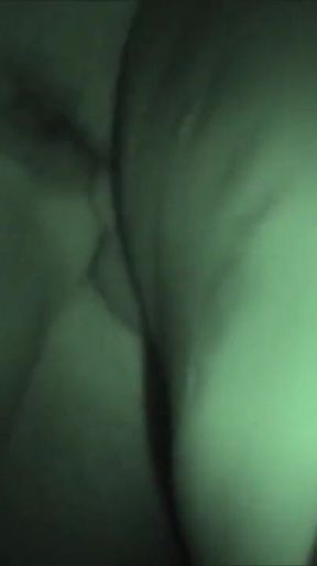 Naughty chick drains her lover's cock outdoors