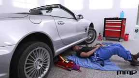 Hot Czech MILF gets smashed in the garage