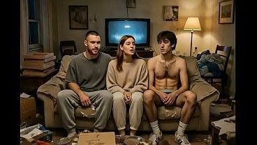 Straight lacrosse player seduced with help from my female friend - AI generated