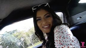 Latina Babe from Parking Lot Fucked in My '67 Mustang