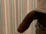 Pissing in the shower with a semi