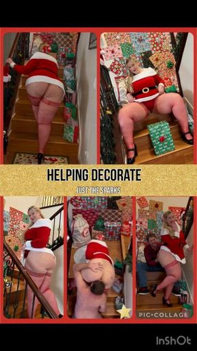 Helping Decorate