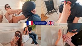 My Feet Fill His Mouth – Perfect Submission - FOOT WORSHIP - FOOT GAGGING - FEMALE DOMINATION - FOOT DOMINATION - FOOT FETISH - TOE SUCKING