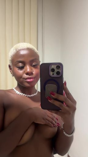 Tits only fans amateur ebony homemade teen