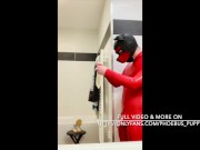 Urinal rubber puppy gay sex